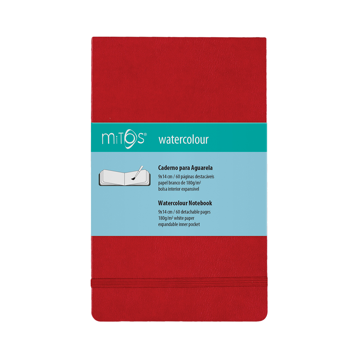 MITOS® WATERCOLOUR-Caderno Aguarela(9x14cm)60pg